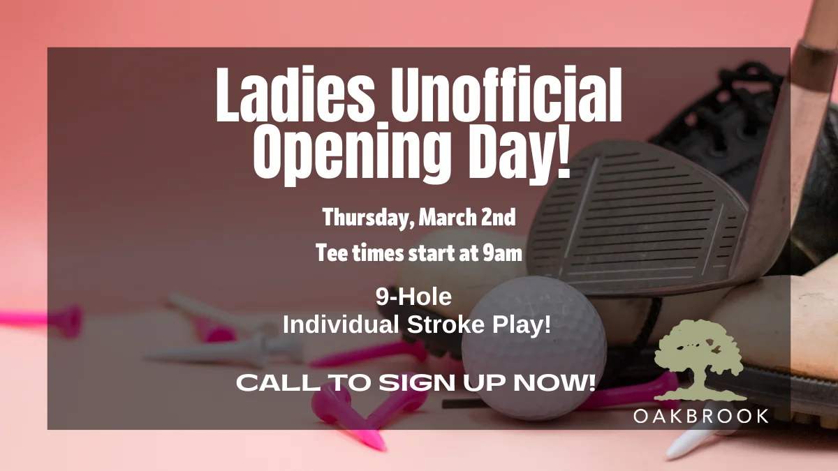 Ladies 9-Hole Unofficial Opening Day